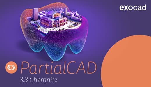 Exocad PartialCAD 3.3 Chemnitz - Dental: Software Profesional