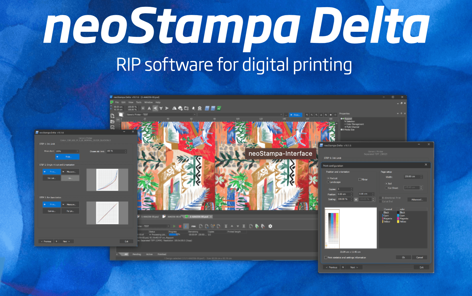 NeoStampa 25.7 - RIP e impresión Textil/DTF: Software Profesional